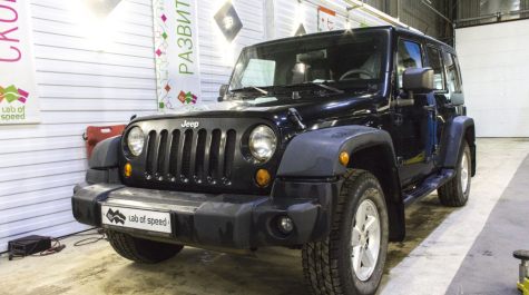 Jeep Wrangler 2.8d 2007 как реклама нашего тюнинга