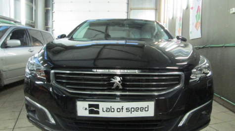 Чип-тюниг Peugeot 508 2.0 HDI AT 136 hp 2014 года выпуска